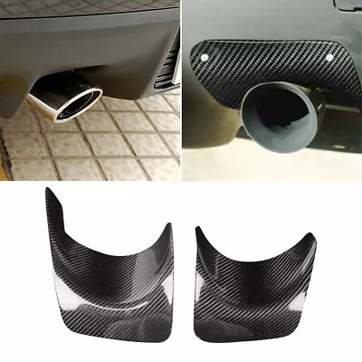 Carbon Fiber Rear Bumper Exhaust Heat Shields For Mitsubishi Evolution X EVO 10 • $84.99