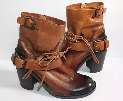 Vince Camuto SILAS Leather Booties Women Sz 9.5 B • $35