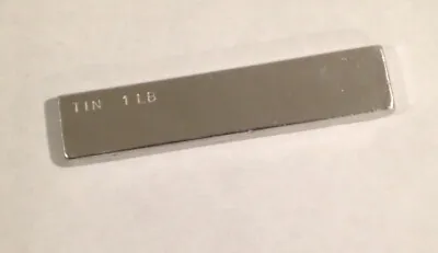 Tin Metal Ingot 99% Pure - 10 Lbs As 10 One Pound Bars • $160