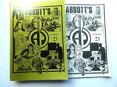 Abbott's MAGIC Catalog 23 - W/ Set Of Price List & Order Form • $19.99