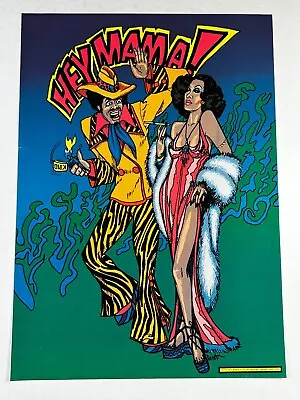 Blaxploitation Blacklight Vintage Poster 1977 Pro Arts Black Power Pride BLM • $75