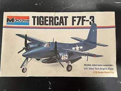1/72 Grumman F7F-3 TIGERCAT - Monogram 6813 • $18