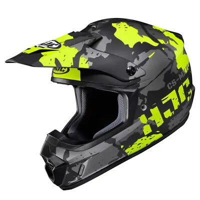 HJC CS-MX2 Ferian Motocross Helmet HI-Viz Yellow XS SM MD LG XL 2XL 3XL ATV • $83.99