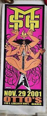 Michael Schenker Group Concert Poster 13/150 Supercorn Signed 30  By 12  2001 • $239