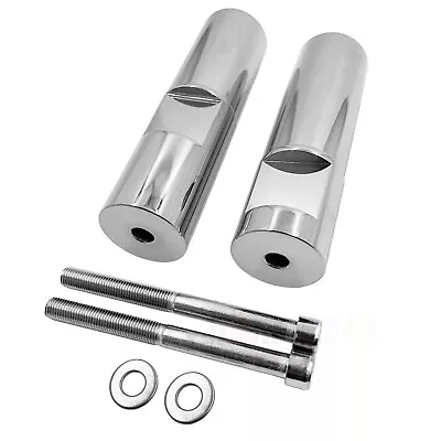 $39.95 • Buy Chrome Frame Slider Crash Protector Aluminum Heavy For 06-08 Kawasaki ZX14 14R