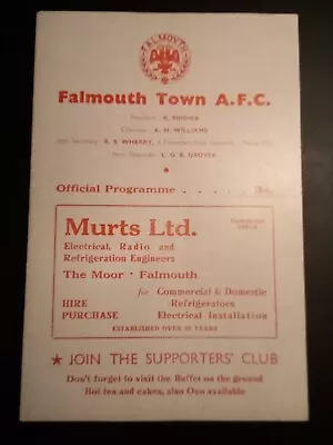 Falmouth Town V Wealdstone 1954 Friendly • £9.99