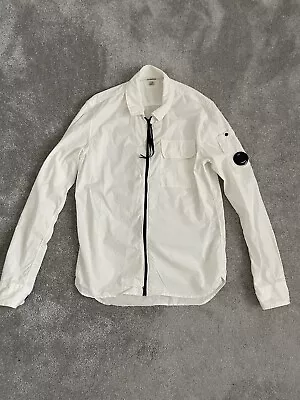 Authentic CP Company Cream Overshirt  Size Small • £59.99