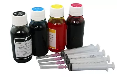 $20 • Buy 4x100ml Refill Ink For Epson 212XL Expression Home XP4100 XP3105 XP3100 XP2100