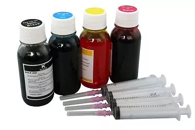 $20.50 • Buy 4x100ml Refill Ink For HP 67xl DeskJet 2300 2330 2332 2700 2720 2721 2722 2723