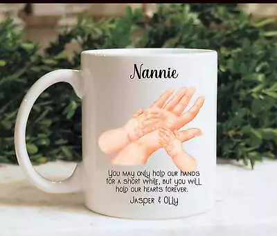 Nanny Mothers Day Mug Set Grandkids Gift For Mother's Day Personalised Family • $26.99