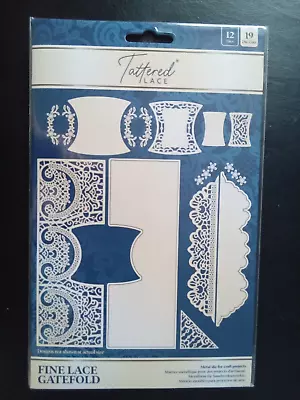 Tattered Lace Die Set Fine Lace Gatefold New • £14.95