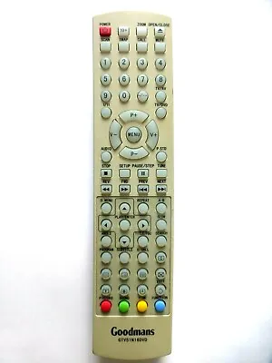 GOODMANS TV/DVD COMBI REMOTE CONTROL For GTV51N16DVD • £9.99