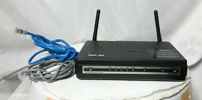 D-Link DSL-2750B 4-Port Ethernet Verizon Modem-WORKING Wireless N Router 300MBPS • $8