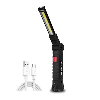 Rechargeable Camping LED Flashlight Work Light With Magnet And Hook IP64... • $4