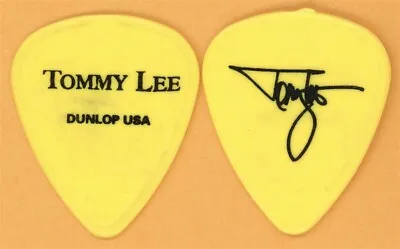 Motley Crue Tommy Lee 2002 Tour Dunlop Color Series Yellow Guitar Pick • $9.99