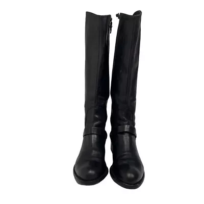 Via Spiga 'Carol' Riding Boot Womens Black • $28.97