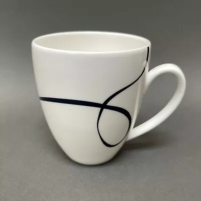 Wedgwood Vera Wang Glisse Coffee Cup Bone China White Blue  • $19.99