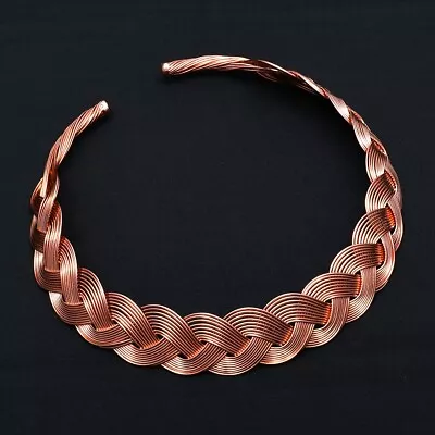 Pure Copper Vintage Handmade Copper Wire Unique Design Necklace Jewelry IN-064 • $7.36