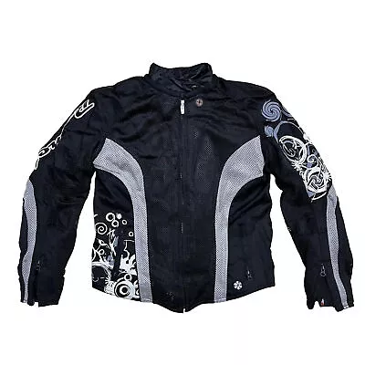 Joe Rocket Motorcycle Jacket Women’s Medium Zipup Full Body Armor Mesh New • $74.80