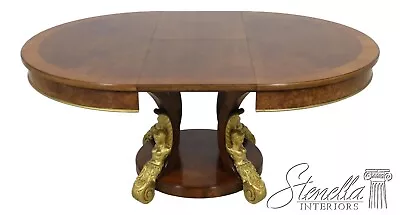 L59678EC: Italian Classical Round Walnut Dining Table • $3095