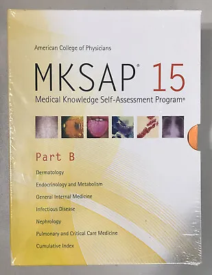 MKSAP 15: Medical Knowledge Self-Assessment Program Parts B Package • $35