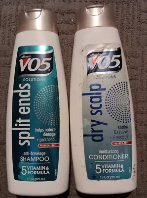 2 V05  Split Ends Shampoo & Dry Scalp Conditioner Vo5 11 Oz  (Y29) • $27.99