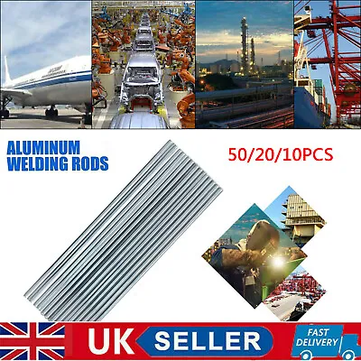 £4.99 • Buy 1-100X Aluminium Welding Rods Brazing Easy Melt Solder Flux Core Low-Temperature