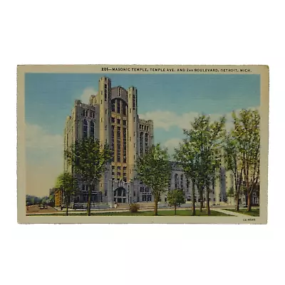 Masonic Temple Detroit Michigan • $2.70