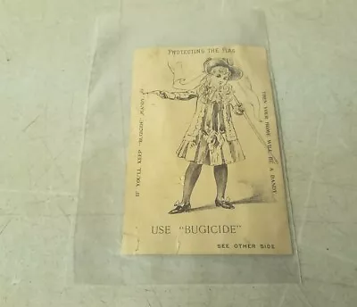 Bugicide Manufacturing Company Advertisement Vintage 1890s La Crosse Wisconsin  • $21.59