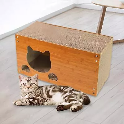 Cat Scratcher House Nest Bed Claw Care Furniture Protection Condo Tent Durable • $69.10