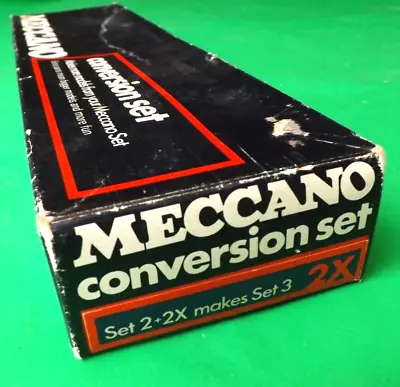 Meccano Conversion Set 2X Complete With Manual • £15