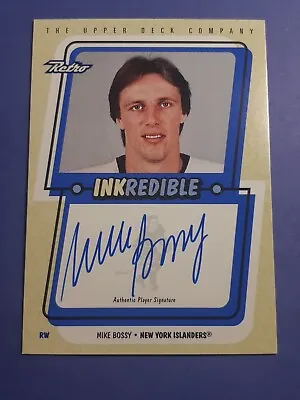 Mike Bossy Certified Signature 1999 Upper Deck Retro Inkredible NM-M • $135.81