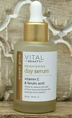 VITAL BEAUTY Power Glow Brightening Day Serum Vitamin C & Ferulic Acid • $23.98