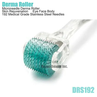 Stainless Steel Derma Roller Micro Skin Beauty Wrinkles Scars Anti Acne 192 Pins • $11.99