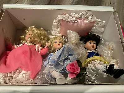 Marie Osmond Doll Disney Princess Tiny Tot Trio Limited Edition Knickerbocker No • $48.99
