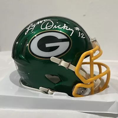 Lynn Dickey Signed Packers Flash Alternate Speed Mini Helmet (Schwartz) • $35