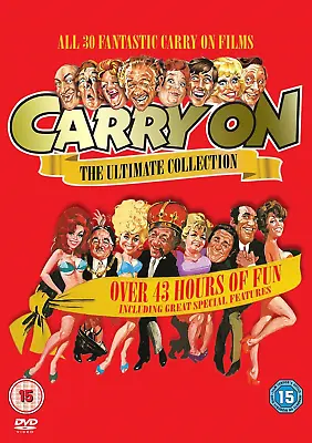 Carry On DVD Box Set Discs Films Complete Ultimate Collection 1958 Series SEALED • £36.36
