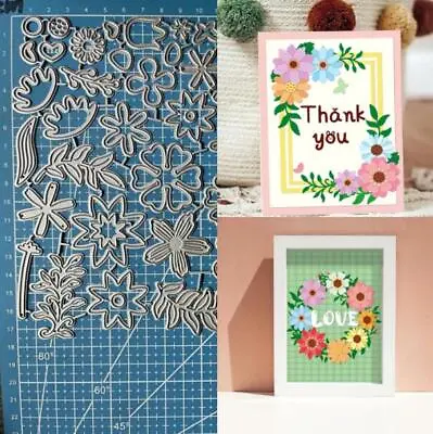 Metal Cutting Dies Flower Scrapbooking Album Embossing Paper Card Crafts Stencil • $6.84