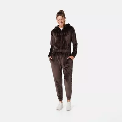 Everlast Luxe Velour Ladies Tracksuit Set Hoodie Trackpants Size 6 Bnwt  • $49