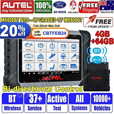 2024 Autel MaxiCom MK808BT PRO Bidiretional Diagnostic Scan Tool For FORD/HOLDEN • $780