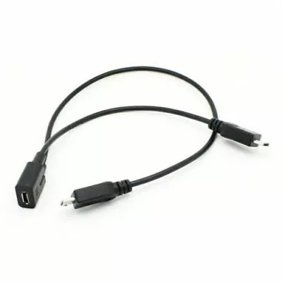 Micro USB To 2 Micro USB Splitter Charge Cable Extension For I9600 S4 I9500 • $7.38