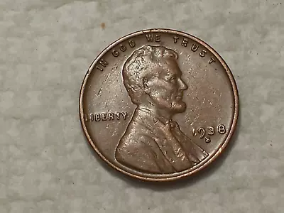 1938-S  @  Very/Nice  Lincoln Penny.!!  *from Roll* • $3.24