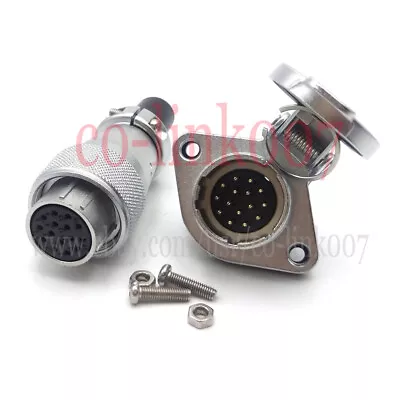 WEIPU WS20 15 Pin Flange Aviation Cable Connector Industrial CNC Connector • $11.58