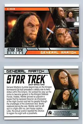 General Martok #38 Star Trek Aliens 2014 Rittenhouse Trading Card • $1.25