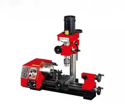 M1 250mm Micro Multi-function Machine Drilling And Milling Lathe Machine 220V • £981.33