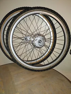 SUNRIMS BiG MAMMOTH  26  BICYCLE   DT/hugi Hubs DISC BRAKE WHEEL SET 135 MM • $375