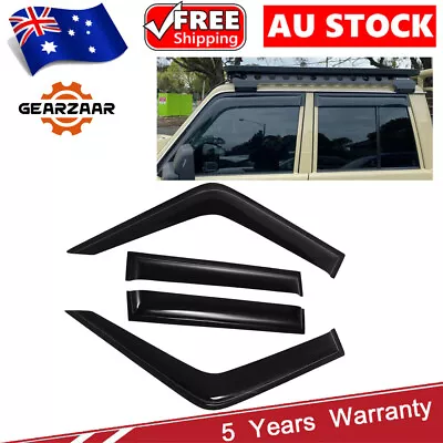 $47.99 • Buy 4x Weathershields Weather Shield Visor For Toyota Landcruiser70/76/78/79 Series