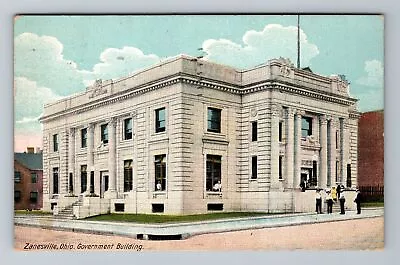 Zanesville OH-Ohio Government Building Exterior C1911 Vintage Postcard • $7.99