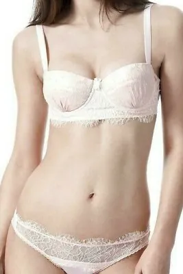 Mimi Holliday Oyster Whippy Bra Set 14D 36D  RRP $200+ • $39.08