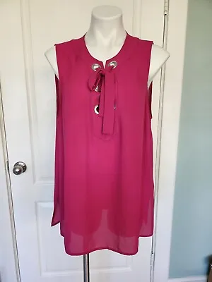 Michael Kors Top Size L Sleeveless Pink Blouse  • $15.83